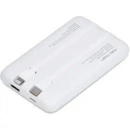 Swiss Cougar Phoenix Fast Charge 22.5W Power Bank - 10000mAh Solid White Bottom